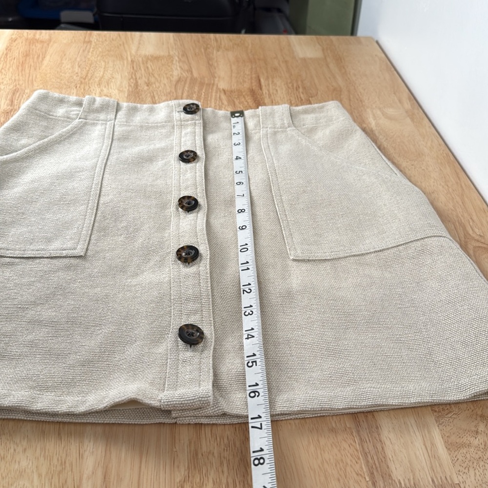 NWOT | Banana Republic linen blend Women's Skirt - Picture 6 of 16